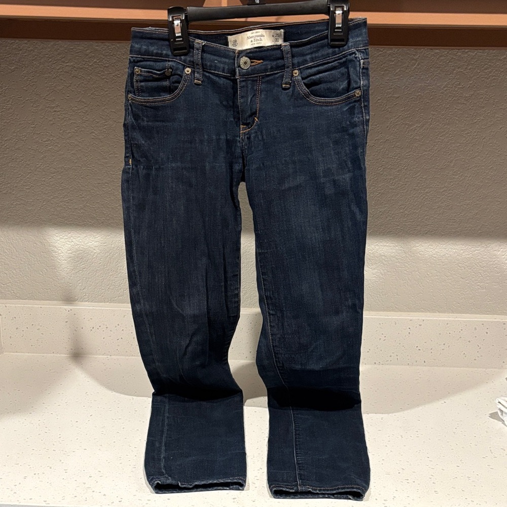 Abercrombie & Fitch Brett Skinny Low rise Jeans, Dark Indigo